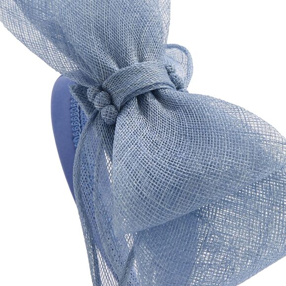 5715 Women's Kentucky Derby Bow Fascinator, Jake Blue - Picture 2 of 2
